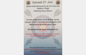 Découverte du tir à l'arc